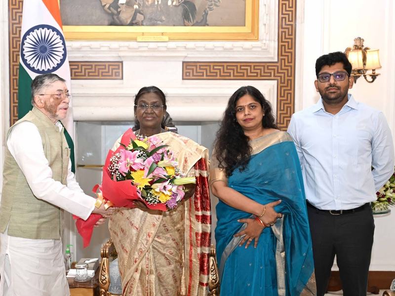 Courtesy call on President Droupadi Murmu