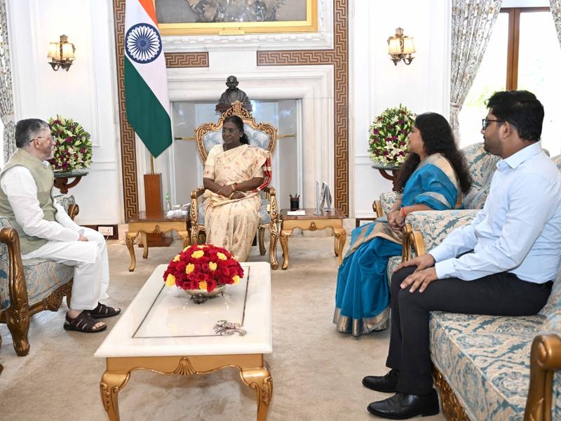 Courtesy call on President Droupadi Murmu