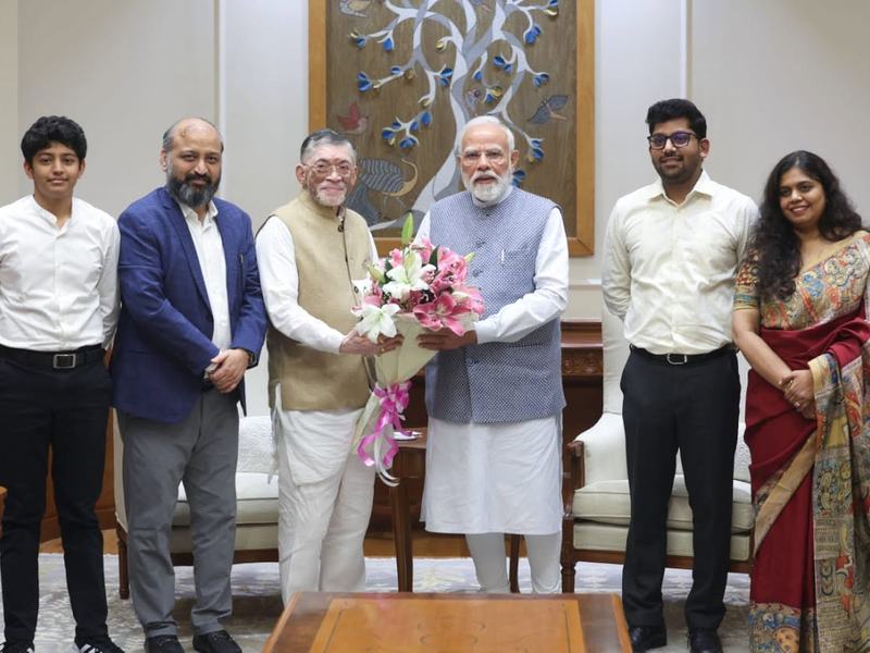 Meeting Prime Minister Narendra Modi