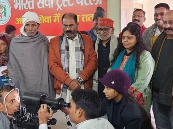 Free cataract eye camp, Bharat Sewa Trust