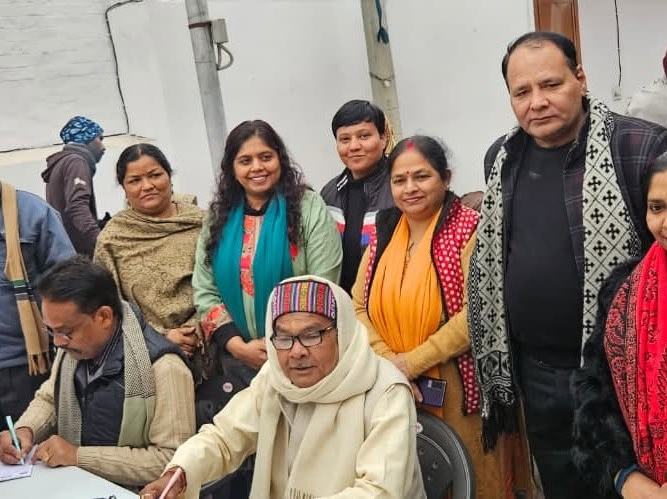 Free cataract eye camp, Bharat Sewa Trust