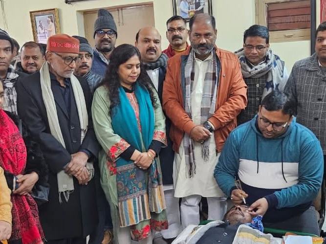Free cataract eye camp, Bharat Sewa Trust