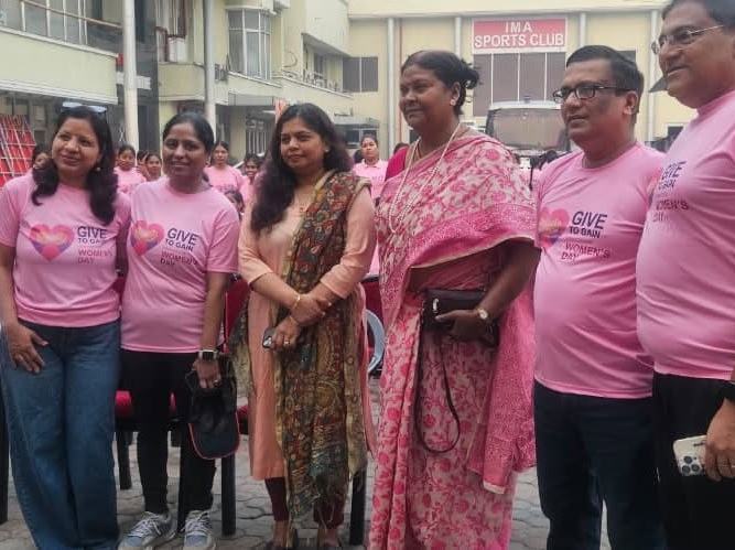 Women's Day awareness rally with IMA