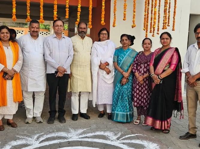 BJP Foundation Day at the Bareilly party office
