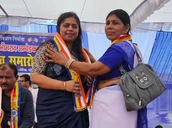 Unveiling of Dr. Ambedkar's statue at the new Ambedkar Bhawan, Baheri