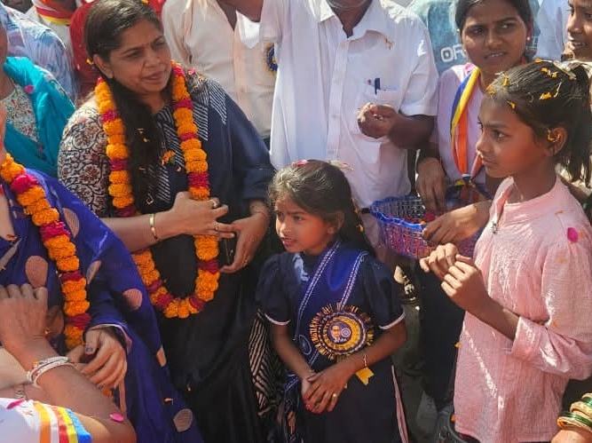Unveiling of Dr. Ambedkar's statue at the new Ambedkar Bhawan, Baheri