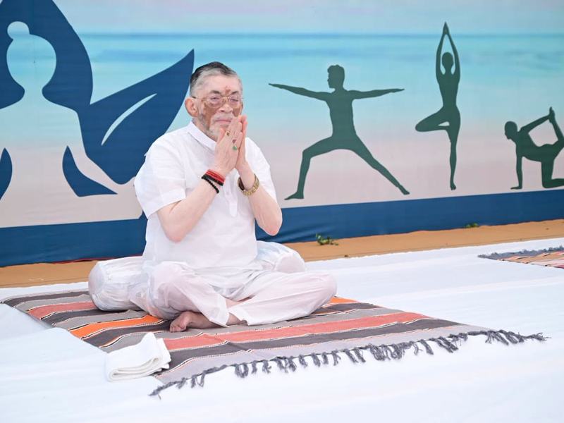 International Yoga Day at Lok Bhavan, Ranchi