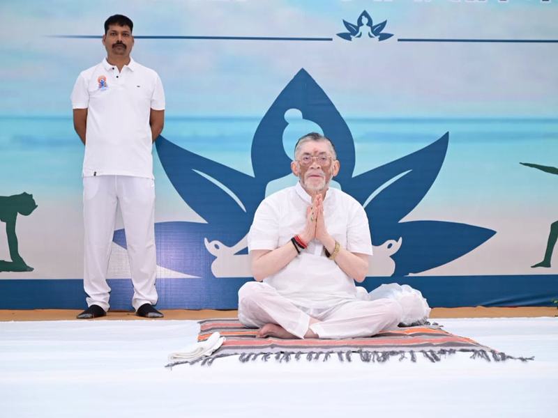 International Yoga Day at Lok Bhavan, Ranchi