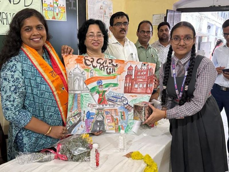 National Deworming Day programme, CB Ganj Inter College
