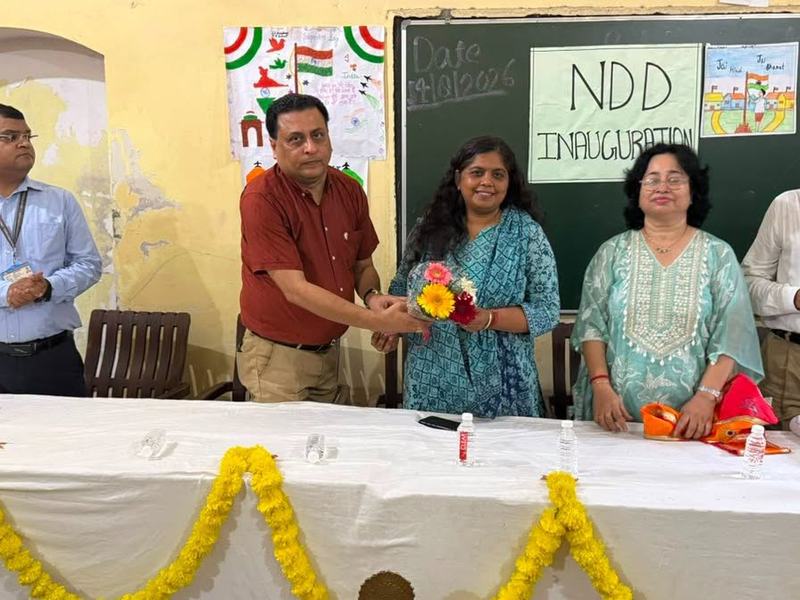National Deworming Day programme, CB Ganj Inter College