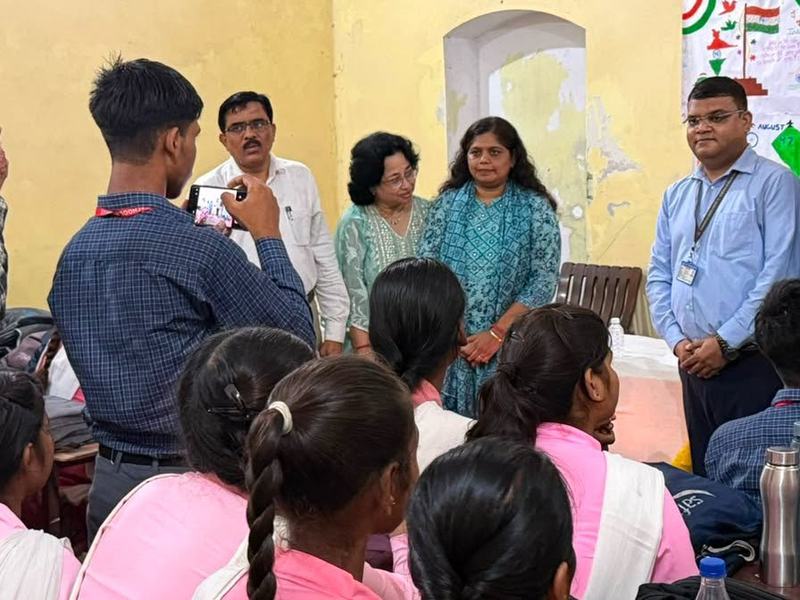 National Deworming Day programme, CB Ganj Inter College
