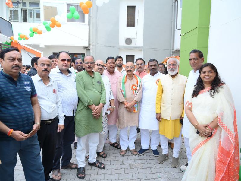 Independence Day at the BJP office, Bareilly