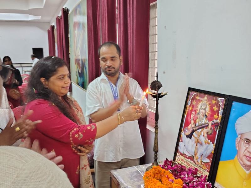 Teachers' honour ceremony by Basic Shiksha Kalyan Samiti