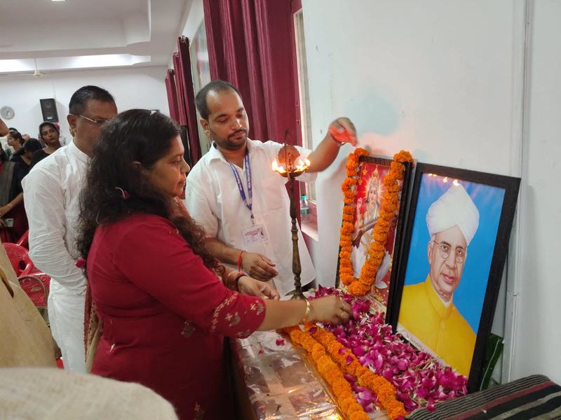 Teachers' honour ceremony by Basic Shiksha Kalyan Samiti