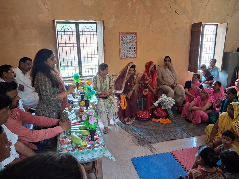 Godbharai and Annaprashan under Seva Sankalp Abhiyan, Aakha Baheri