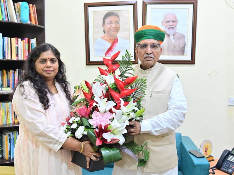 Meeting Union Minister Shri Arjun Ram Meghwal